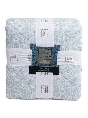 WILLIAM MORRIS Blue 200tc Comforter Set